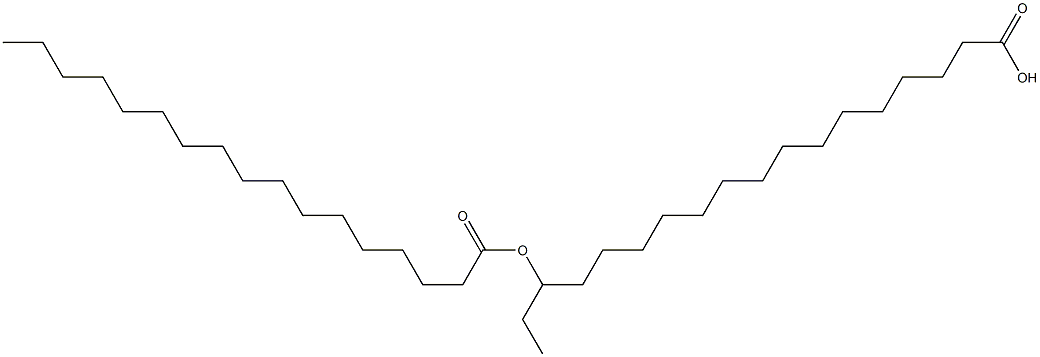 16-Heptadecanoyloxystearic acid Struktur