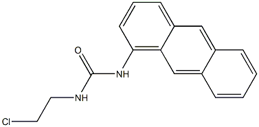 1-(1-Anthryl)-3-(2-chloroethyl)urea Structure