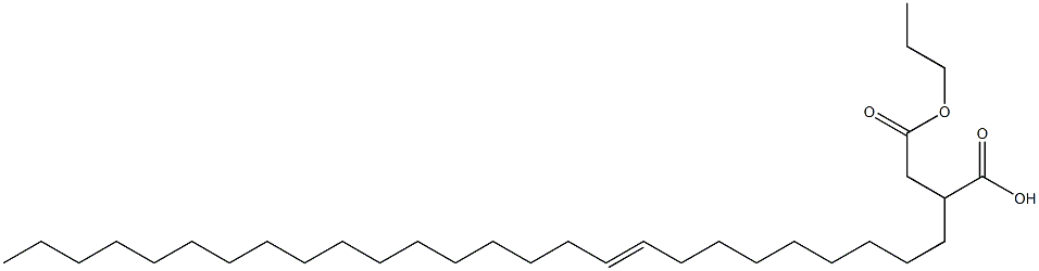 2-(9-Hexacosenyl)succinic acid 1-hydrogen 4-propyl ester,,结构式