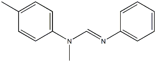 N1-Methyl-N2-phenyl-N1-(4-methylphenyl)formamidine Struktur