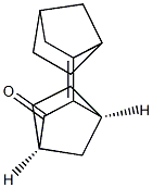 (1R,4S)-3-[(1R,4S)-Bicyclo[2.2.1]heptan-2-ylidene]bicyclo[2.2.1]heptan-2-one,,结构式