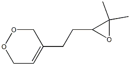 3,6-Dihydro-4-[2-(3,3-dimethyloxiran-2-yl)ethyl]-1,2-dioxin Struktur