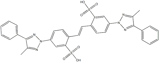 4,4'-Bis(4-methyl-5-phenyl-2H-1,2,3-triazol-2-yl)-2,2'-stilbenedisulfonic acid