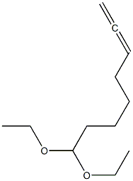 6,7-Octadienal diethyl acetal Structure