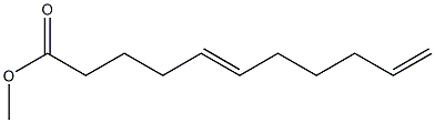 5,10-Undecadienoic acid methyl ester 结构式