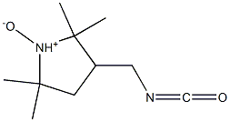 2,2,5,5-Tetramethyl-3-isocyanatomethylpyrrolidine 1-oxide Structure