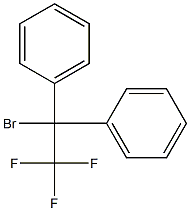1-Bromo-1-phenyl-1-phenyl-2,2,2-trifluoroethane Structure