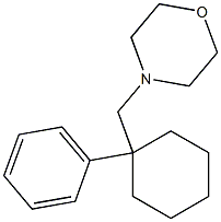 4-[(1-Phenylcyclohexyl)methyl]morpholine Structure