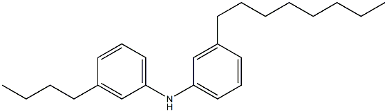 3-Butyl-N-(3-octylphenyl)aniline Struktur