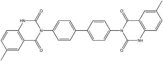 3,3'-(1,1'-Biphenyl-4,4'-diyl)bis[6-methylquinazoline-2,4(1H,3H)-dione]