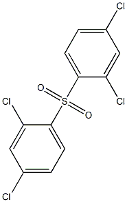 ビス(2,4-ジクロロフェニル)スルホン 化学構造式