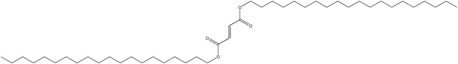 Fumaric acid diicosyl ester Structure