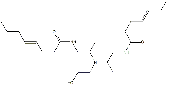 N,N'-[2-Hydroxyethyliminobis(2-methyl-2,1-ethanediyl)]bis(4-octenamide)|