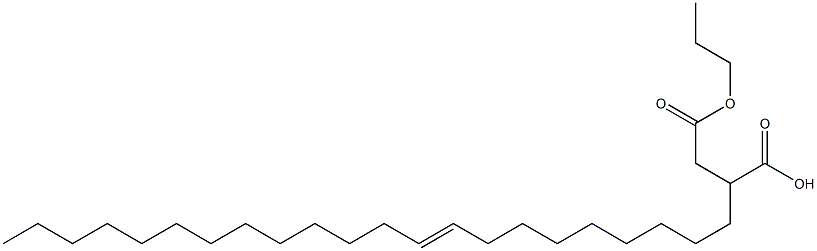 2-(9-ドコセニル)こはく酸1-水素4-プロピル 化学構造式