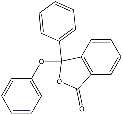 3-Phenyl-3-(phenoxy)isobenzofuran-1(3H)-one Structure