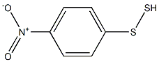 4-Nitrophenyl hydrodisulfide 结构式