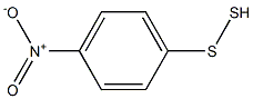 4-Nitrophenyl hydrodisulfide,,结构式