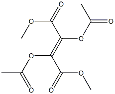 2,3-Di(acetyloxy)fumaric acid dimethyl ester Structure