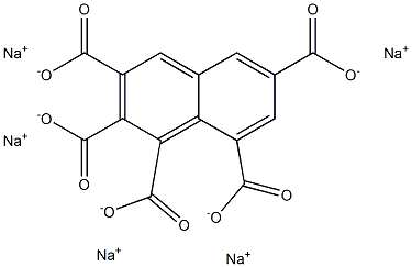 1,2,3,6,8-Naphthalenepentacarboxylic acid pentasodium salt 结构式