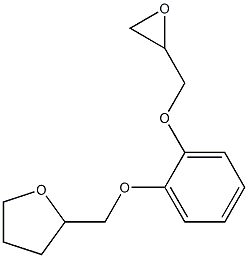 2-[2-(Oxiranylmethyloxy)phenyloxymethyl]oxolane 结构式