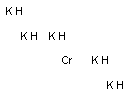 クロム-ペンタカリウム 化学構造式