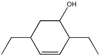 2,5-Diethyl-3-cyclohexen-1-ol Struktur