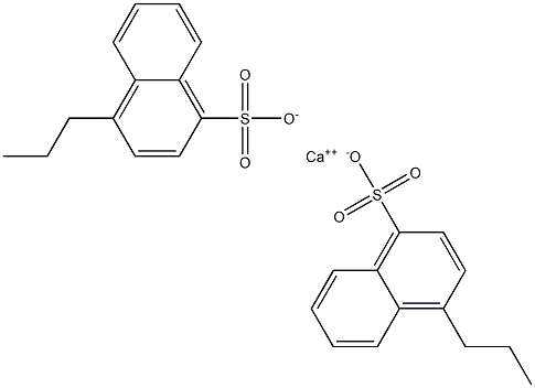 Bis(4-propyl-1-naphthalenesulfonic acid)calcium salt 结构式