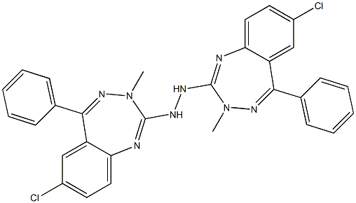 1,2-Bis(7-chloro-3-methyl-5-phenyl-3H-1,3,4-benzotriazepin-2-yl)hydrazine