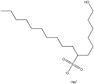 1-Hydroxyheptadecane-7-sulfonic acid sodium salt