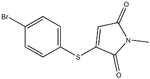 2-(4-Bromophenylthio)-N-methylmaleimide