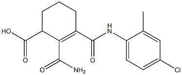 N-[2-Methyl-4-chlorophenyl]-3,4,5,6-tetrahydrophthalamidic acid|