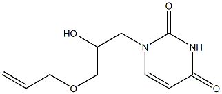 1-[2-Hydroxy-3-(2-propenyloxy)propyl]uracil