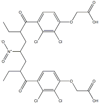  2,2'-[(2,6-Diethyl-4-nitro-1,7-dioxoheptane-1,7-diyl)bis[(2,3-dichloro-4,1-phenylene)oxy]]diacetic acid