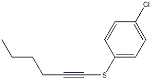 1-(4-Chlorophenylthio)-1-hexyne