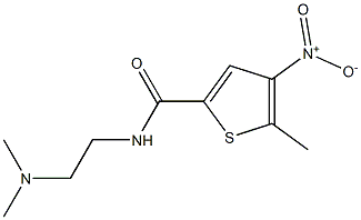 N-[2-(Dimethylamino)ethyl]-5-methyl-4-nitrothiophene-2-carboxamide Structure