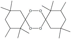 1,1,2,4,4,10,10,11,13,13-Decamethyl-7,8,15,16-tetraoxadispiro[5.2.5.2]hexadecane Struktur