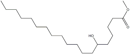 6-Hydroxynonadecanoic acid methyl ester Structure