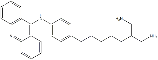 9-[4-(7-Amino-6-aminomethylheptyl)phenylamino]acridine