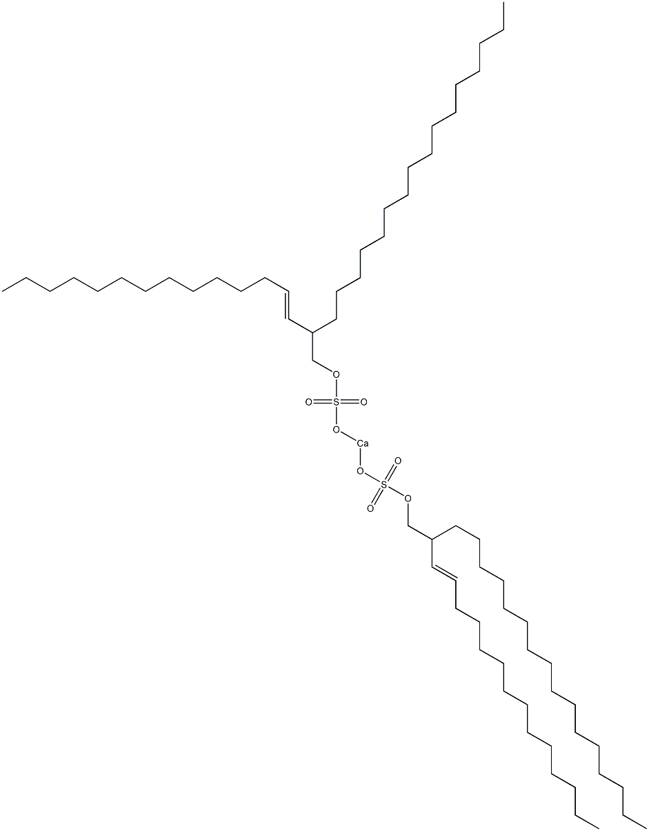 Bis[2-(1-tetradecenyl)octadecyloxysulfonyloxy]calcium,,结构式