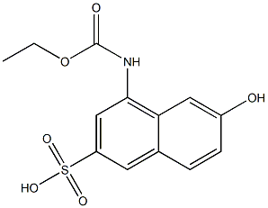 4-[(Ethoxycarbonyl)amino]-6-hydroxy-2-naphthalenesulfonic acid