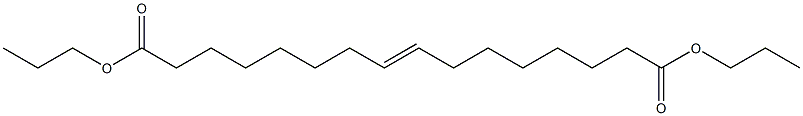 8-Hexadecenedioic acid dipropyl ester 结构式