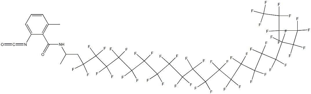 2-Isocyanato-6-methyl-N-[2-(heptatetracontafluorotricosyl)-1-methylethyl]benzamide