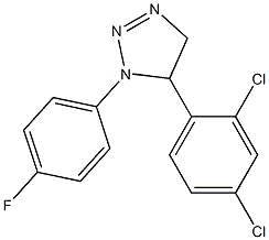 1-(4-Fluorophenyl)-5-(2,4-dichlorophenyl)-4,5-dihydro-1H-1,2,3-triazole