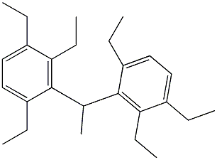 3,3'-エチリデンビス(1,2,4-トリエチルベンゼン) 化学構造式