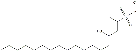 4-Hydroxyoctadecane-2-sulfonic acid potassium salt