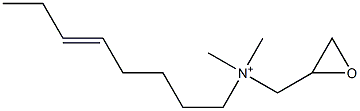 Dimethyl(5-octenyl)glycidylaminium|