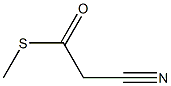 3-(Methylthio)-3-oxopropanenitrile,,结构式