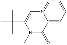 1,2-Dihydro-2-methyl-1-oxo-3-tert-butylpyrido[1,2-a]pyrazin-5-ium|