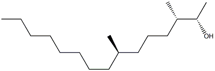 (2S,3S,7R)-3,7-Dimethyl-2-pentadecanol 结构式