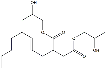 2-(2-Octenyl)succinic acid bis(2-hydroxypropyl) ester,,结构式